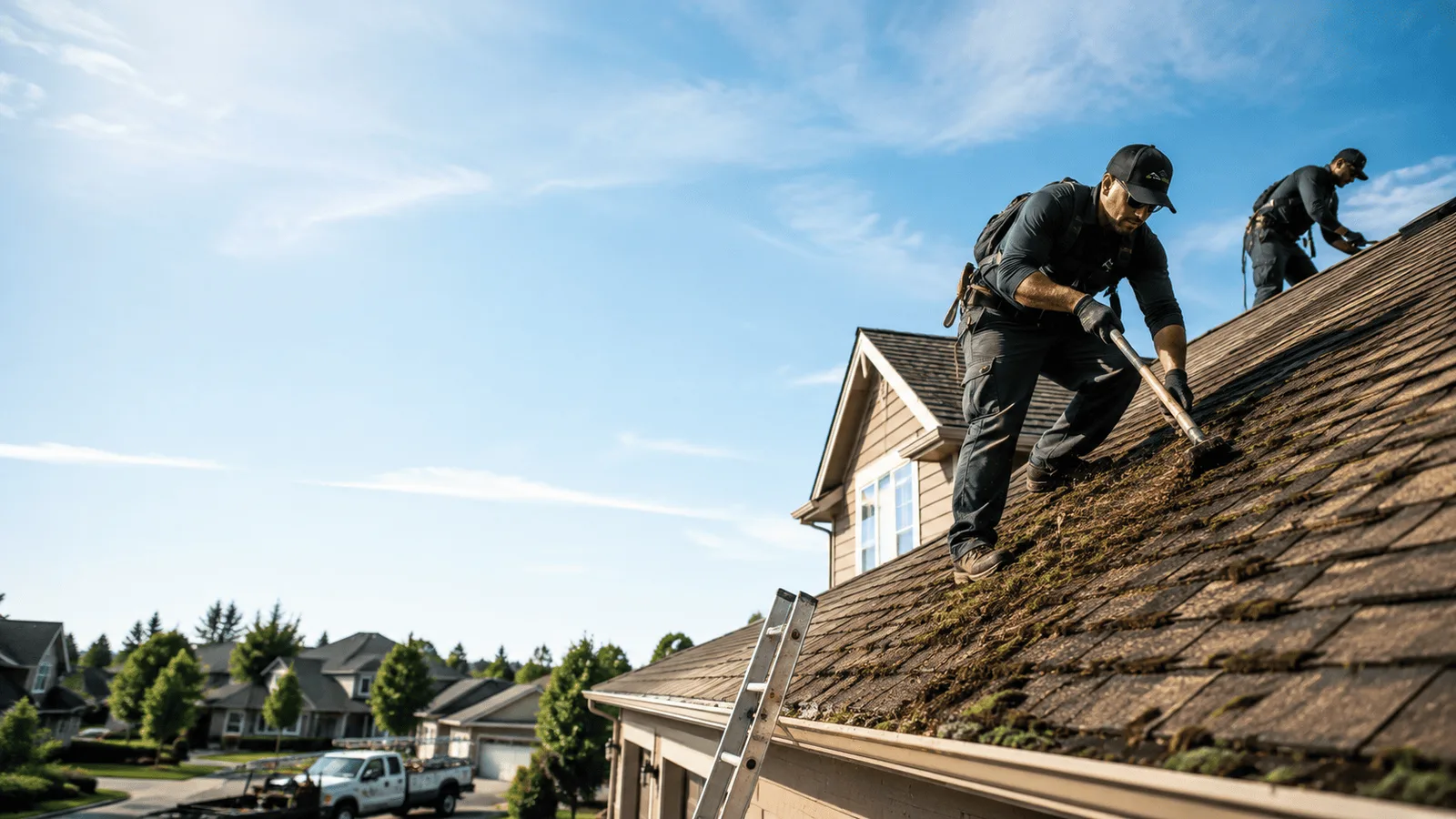 Roof Moss Removal in Marshfield, VT near me